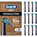 Oral-B Pro CrossAction Aufsteckb&uuml;rsten 12er (Frustfreie Umverpackung) - Schwarz