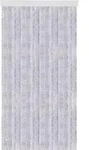 Flauschvorhang 80x200 cm in Unistreifen grau, viele Farben - Grau