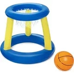 Splash 'N' Hoop Schwimmendes Basketball-Set &Oslash; 59 x 49 cm - Blau/Braun/Gelb