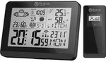 Moderne Design Funk-Wetterstation mit Aussensensor bennenbar Mondphase Sonnenaufgang