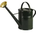 Giekanne mit Messingbrause Deluxe 9 l grn