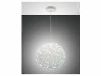 Fabas Luce Sumter LED Pendelleuchte Ø 50cm Ball Weiß