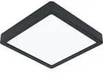 EGLO LED Deckenleuchte Fueva 5, 21 cm, Aufbauleuchte aus Stahl und einer Kunststoff