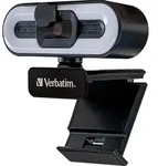 Webcam mit Mikro+Licht AWC-02 Full HD 1080p Autof retail - Schwarz