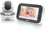 Alecto DVM200M - Babyphone mit Kamera und 4,3"-Farbdisplay, Wei&szlig;/Anthrazit - Wei&szlig;