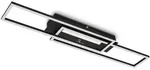 LED Deckenleuchte dimmbar Memoryfunktion getrennt schaltbar 40W schwarz Briloner -