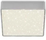 LED Aufbauleuchte IP20 Sternenhimmel 11 W silber Metall-Kunststoff Briloner - Wei&szlig;