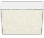 LED Aufbauleuchte IP20 Sternenhimmel 11 W wei&szlig; Metall-Kunststoff Briloner - Wei&szlig;