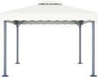 vidaXL Pavillon 300 x 300 cm Creme Aluminium