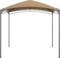 vidaXL Pavillon 3x3x2,65 m Taupe 180 g/m&sup2;