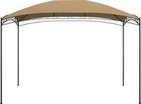 vidaXL Pavillon 3x4x2,65 m Taupe 180 g/m&sup2;
