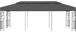 vidaXL Pavillon 3&times;6 m Anthrazit