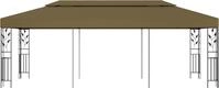 vidaXL Pavillon 6x3 m Taupe 180 g/m&sup2;