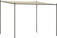 vidaXL Pavillon Beige 3x3 m 180 g/m&sup2; Stoff und Stahl