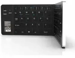 INCA Tastatur + Maus IBK-579BT BT 3.0 Mini-Gr&ouml;&szlig;e, faltbar, 5-10m silver - Silber