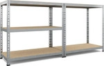 TKT Steckregal Work System 180x120x40 cm Schwerlastregal Ordnerregal Steckregal Regal