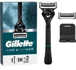 Gillette Intimate Rasierer Set 4-teilig - Silber/Schwarz
