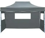 vidaXL Faltzelt mit 3 W&auml;nden 431x291x315 cm Anthrazit