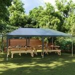 vidaXL Profi-Partyzelt 4&times;6 m Gr&uuml;n 90 g/m&sup2;