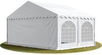 TOOLPORT Hochwertiges Partyzelt Festzelt 5x4 m PVC wei&szlig; wasserdicht