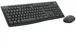Logitech 920-012071, Kabellos, Bluetooth, Membran Key Switch, QWERTY, Graphit, Maus