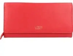 L.CREDI Evelyn Geldb&ouml;rse Leder 20 cm - Rot