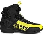 SHIMA Edge Vented Motorrad Schuhe, schwarz/gelb, 41 - Schwarz - 41