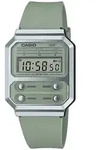Casio Digitaluhr Armbanduhr Vintage A100WEF-3AEF - Gr&uuml;n