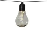 Star Trading 728-98, Leichte Dekorationskette, Schwarz, Transparent, IP44, 6 h, 18 h,