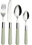Echtwerk Bistro Besteck-Set 16TLG Essbesteck, Farbe:Gr&uuml;n - Gr&uuml;n