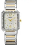 Seiko Solar Damenuhr silber gold SUP466P1 - Silber