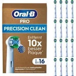Braun Oral-B Aufsteckb&uuml;rsten Pro Precision Clean 16er - Wei&szlig;