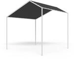Blumfeldt Pergola, Metall Pavillon mit Polyester Schr&auml;gdach, Sonnensegel mit