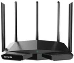Tenda RX27 PRO WLAN-Router, AX5700, Tri-Band, Wi-Fi 6E - Schwarz