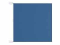 vidaXL Senkrechtmarkise Blau 100x600 cm Oxford-Gewebe