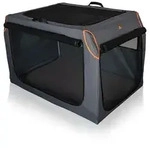 Knuffelwuff faltbare Hundebox Transportbox mit Aluminiumgestell XL
