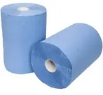 STIER Putzpapier Rollen, 2 Rollen, blau, 3-lagig, Putzrollen, L&auml;nge 36,5 cm x Breite