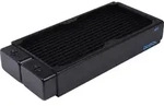 Alphacool 14439, Radiator, Messing, Kupfer, Stahl, Schwarz, 1/4", 60 &deg;C, 4 L&uuml;fter