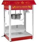 Professionelle leistungsstarke Popcornmaschine regelbar 230V 1.6kW rot - Rot