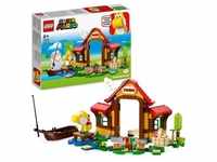 LEGO 71422 Super Mario Picknick bei Mario – Erweiterungsset, Spielzeug mit gelber