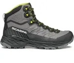 Scarpa Herren Rush TRK LT GTX Wanderstiefel gray/lime 44,5 - Grau - 44,5