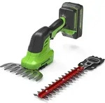 24v nożyce do przycinania trawy i żywopłot&oacute;w greenworks g24shtk2 - zestaw