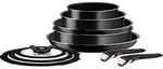 Tefal Ingenio L1599143, Gemischtes Set, Schwarz, Aluminium, Titan, Schwarz, Glas -