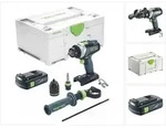 Festool TPC 18/4 I-Basic Akku Schlagbohrschrauber 18 V 75 Nm Brushless + 1x...
