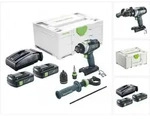 Festool TPC 18/4 I-Basic Akku Schlagbohrschrauber 18 V 75 Nm Brushless + 2x...