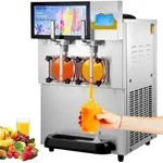 VEVOR 8 L x 2 Kommerzielle Slusheis Maschine, Slushger&auml;t mit 2632 L/Std. Slush