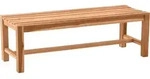 M&ouml;bilia Gartenbank 150 cm | Sitzbank 3-Sitzer aus Teak Holz | B 150 x T 42 x H...