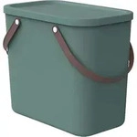 Rotho Aufbewahrungsbox mit Deckel 25L Albula - Kunststoffbox 40 x 23,5 x 34 cm -