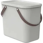 Rotho Aufbewahrungsbox mit Deckel 25L Albula - Kunststoffbox 40 x 23,5 x 34 cm -