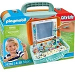 71216 City Life Lernkoffer, Konstruktionsspielzeug - Transparent